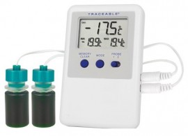 Traceable 4738 Ultra Refrigerator/Freezer Thermometer with 2 Plastic Bottles, -58 to 158&amp;deg;F-