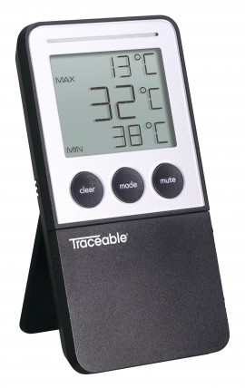 Traceable 5652TR Refrigerator/Freezer Digital Thermometer with vaccine probe, -58 to 158&amp;deg;F-