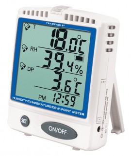 Traceable 6404 Humidity/Temperature/Dew Point Meter with Memory Card-