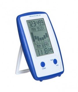Traceable 6418 Thermometer/Clock/Humidity Monitor with graph-