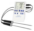 Traceable 6446 Memory-Loc Datalogging Thermometer with 2 Stainless-Steel Probes, -58 to 158&amp;deg;F-