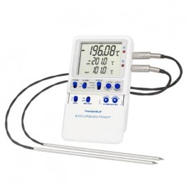 Traceable 6457 Excursion-Trac Data Logging Liquid Nitrogen Thermometer with 2 probes-