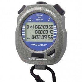 Traceable 98766-04 Digital Stopwatch with Calibration, 500-Point Memory-