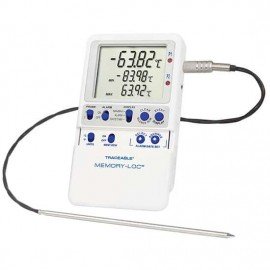 Traceable 98768-55 Memory-Loc Data Logging Low-Temperature Thermometer with calibration, -130 to 221&amp;deg;F-