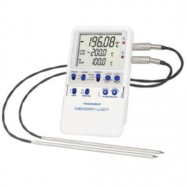 Traceable 98768-60 Memory-Loc Data Logging Cryogenic Thermometer with calibration, -328 to 221&amp;deg;F-