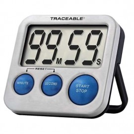 Traceable 98768-63 Blue-Steel Digital Timer with calibration-