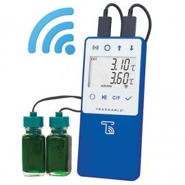 Traceable 99460-00 Wi-Fi Data Logging Refrigerator/Freezer Thermometer with 2 bottle probes, -58 to 140&amp;deg;F-