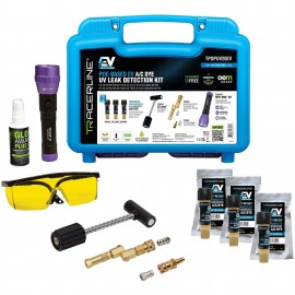 Tracer Products TPOPUV20EV A/C Dye UV Leak Detection Kit, POE-based, for EV systems-