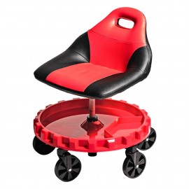 Traxion 2-700R Mechanic's Seat, pneumatic adjustable height, 5" casters-