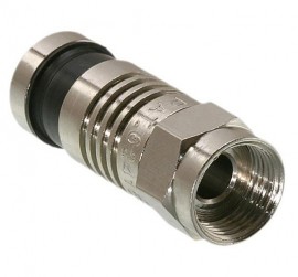 Triplett 0406-6CSQSTP F Male Compression Seal, CATV/MATV/satellite TV, 10-pack-