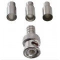 Triplett 301-00TP Male BNC Crimp-On Connector, 50 &amp;ohm;, 10-pack-