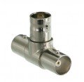 Triplett 327-3TP BNC Adapter, 10-pack, &amp;quot;T&amp;quot; female/male/female-