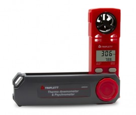 Triplett AM250 Pocket Thermo-Anemometer, humidity-