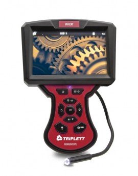 Triplett BR330 High Definition Auto Focus Borescope, 9 mm Camera, 5 m cable-
