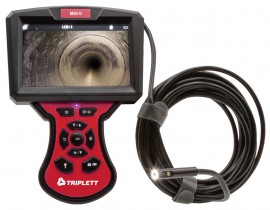 Triplett BR350 High Definition Borescope Inspection Dual Camera, 1920 x 1080, 16.4&#039; cable-