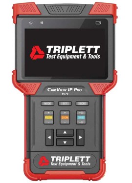Triplett CamView IP Pro Camera Tester, SD/AHD/IP/H.264-