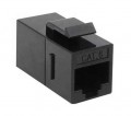 Triplett CAT6-CPL-BK CAT6 RJ45 Inline Coupler, black-