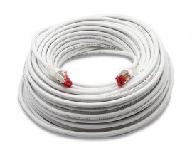 Triplett CAT6A 10 GBPS Professional Grade Patch Cable, 100', white-