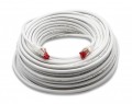 Triplett CAT6A 10 GBPS Professional Grade Patch Cable, 100', white-