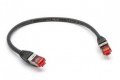 Triplett CAT6A 10 GBPS Professional Grade Patch Cable, 1', black-