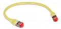 Triplett CAT6A-1YL CAT6A 10GBPS Professional Grade Patch Cable, SSTP, 26 AWG, 1', yellow-