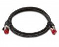 Triplett CAT6A 10 GBPS Professional Grade Patch Cable, 3', black-