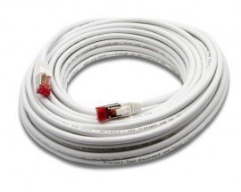 Triplett CAT6A 10 GBPS Professional Grade Patch Cable, 50', white-