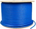 Triplett CAT6AU-1000BL CAT6A UTP Data Cable, 23 AWG, 1000', blue-