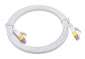Triplett CAT7-5WH CAT7 SF/FTP Shielded Patch Cable, 5', white-