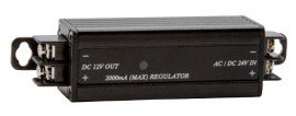 Triplett CON-24V-12V Regulated Power Converter, AC/DC to DC 12 V/2 A-