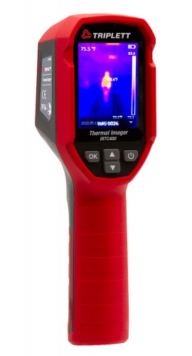 Triplett IRTC400 Thermal Imaging Camera, 120 x 90, -4 to 752&amp;deg;F-
