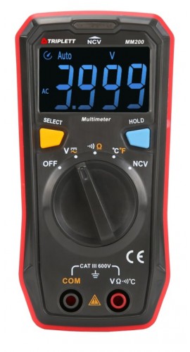 Triplett MM200-NIST Multimeter,-