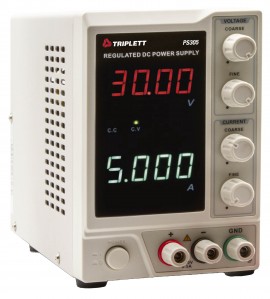 Triplett PS305-NIST DC Power Supply, 30 V, 5 A-