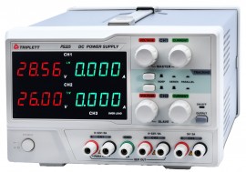 Triplett PS325 Triple Channel Linear DC Power Supply, 32 V/5 A (CH1 and 2), 5 V/3 A (CH3 fixed)-