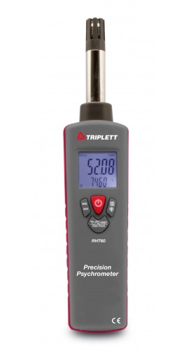 Triplett RHT60-NIST Precision Psychrometer, -22 to 199&amp;deg;F, 0 to 100%-