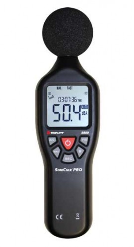 Triplett SoniChek PRO Professional Sound Level Meter, 30 to 130 dB-
