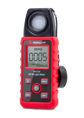 Triplett UVLT150 UV AB Light Meter, 290 to 390 nm-