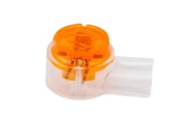 GEM UYC-100PK Two-Wire Insulation Displacement Connector, yellow, 100-pack-