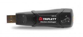 Triplett VBDL100-NIST Vibration Data Logger, &amp;plusmn;18 g, 3-axis shock-