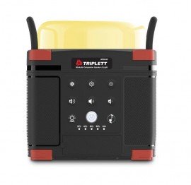 Triplett WRBX40 Worksite Companion Speaker and Light, 30 W, 10 W-