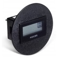 Trumeter 3410-3000 AC/DC Hour Meter with LCD, Round SAE Case, Non-Reset-