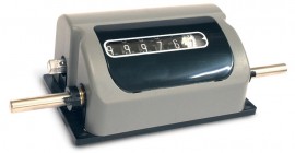Trumeter 3602 TC Series Mechanical Totalizing Counter, yards and eighths, 4:1-