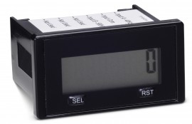 Trumeter 6300-1500-0000 Dual-Range Electronic LCD Counter with Front-Panel Reset, 40/150 Hz, 3 to 30 VDC-