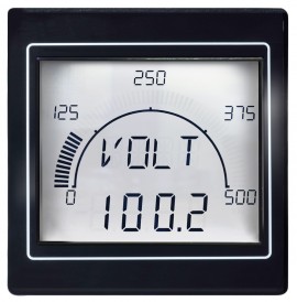Trumeter APM-MAX M23 Low-Voltage Advanced Panel Meter with postive LCD, 100 to 240 V AC, Modbus RTU and TCP/IP-