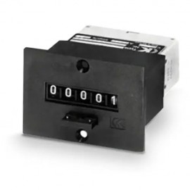 Trumeter B Series Non-Reset Totalizing Counter, 110 V DC, 10 CPS, 6 digits, 6" wire leads, screw panel-