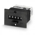 Trumeter B Series Non-Reset Totalizing Counter, 110 V DC, 10 CPS, 6 digits, screw terminal, screw panel-