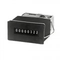 Trumeter B Series Non-Reset Totalizing Counter, 12 V DC, 25 CPS, 8 digit, spring clip-