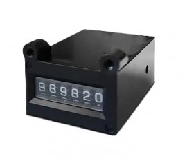 Trumeter E660 Series Non-Reset Totalizing Counter, 12 V DC, 10 CPS, front mount-