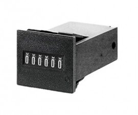 Trumeter E660 Series Non-Reset Totalizing Counter, 12 V DC, 10 CPS, panel mount-