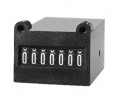 Trumeter E760 Series Non-Reset Totalizing Counter, 12 V DC, 10 CPS, front mount-